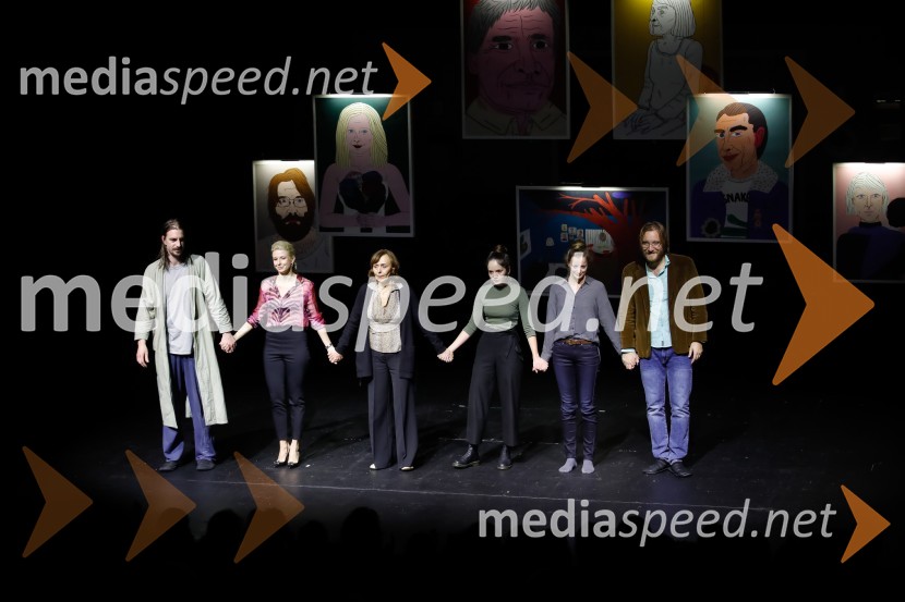  Jure Henigman, igralec;  Tjaša  Železnik, igralka;  Mirjam Korbar, igralka;  Lara Wolf Završnik, igralka;  Ajda Smrekar, igralka;  Matej Puc, igralecTih vdih, premiera predstave