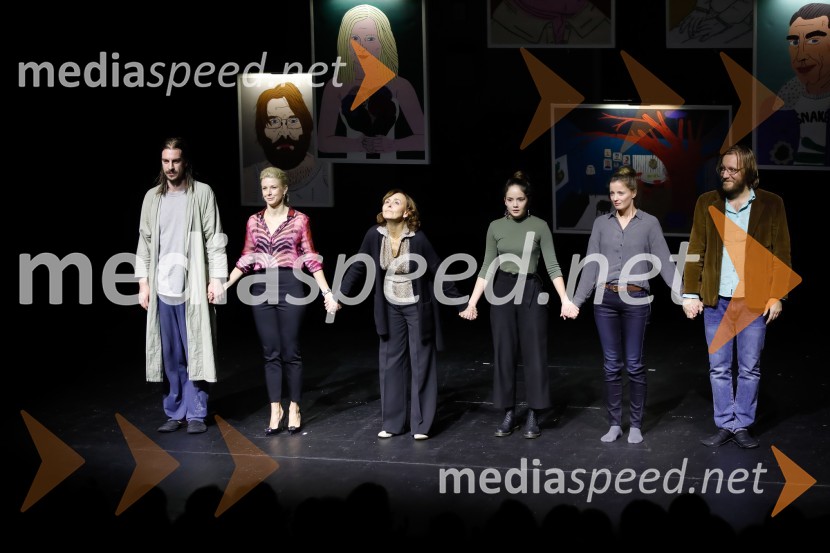  Jure Henigman, igralec;  Tjaša  Železnik, igralka;  Mirjam Korbar, igralka;  Lara Wolf Završnik, igralka;  Ajda Smrekar, igralka;  Matej Puc, igralecTih vdih, premiera predstave