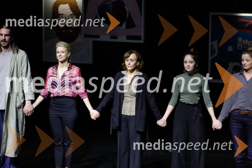  Tjaša  Železnik, igralka;  Mirjam Korbar, igralka;  Lara Wolf Završnik, igralkaTih vdih, premiera predstave