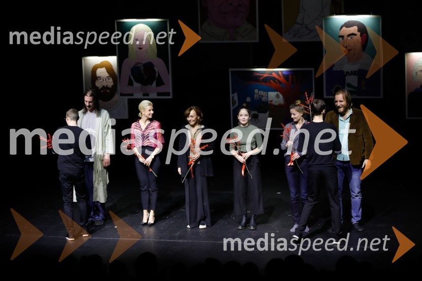  Jure Henigman, igralec;  Tjaša  Železnik, igralka;  Mirjam Korbar, igralka;  Lara Wolf Završnik, igralka;  Ajda Smrekar, igralka;  Matej Puc, igralecTih vdih, premiera predstave