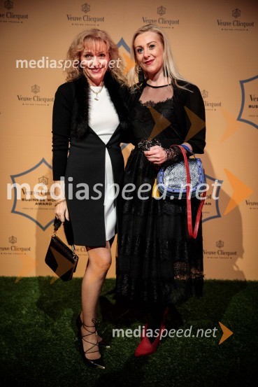  Lilijana Kastelic, oblikovalka;  Klaudija Javornik, Adacta d.o.o.Regijsko nagrado Veuve Clicquot Business Woman Award 2018 osvojila Aleksandra Dojčinović