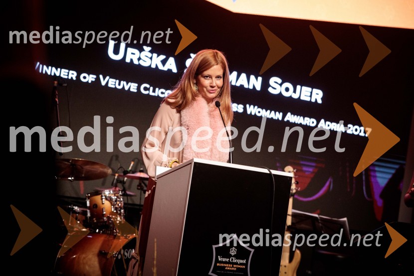  Urška Šefman Sojer, direktorica Kavarne Zvezda, slovenska dobitnica nagrade VCBWA 2017Regijsko nagrado Veuve Clicquot Business Woman Award 2018 osvojila Aleksandra Dojčinović