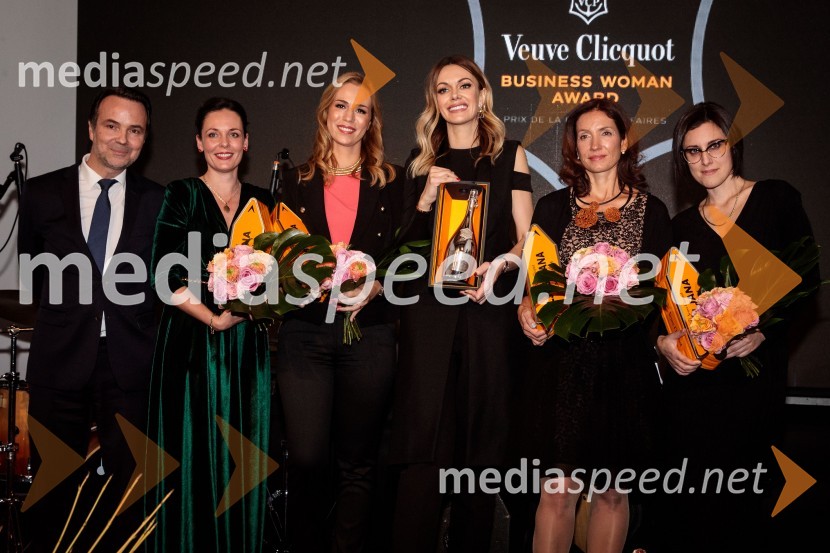  ... ;  Marija Ignjatović, podjetnica, Novitas Consult;  Ana Petrović, podjetnica, Travel Boutique ;  Aleksandra Dojčinovič, modna oblikovalka in podjetnica;  Irena  Fonda, raziskovalka in direktorica podjetja Fonda;  Ana Nives Radović, znanstvena raziskovalka, avtorica in predavateljica Regijsko nagrado Veuve Clicquot Business Woman Award 2018 osvojila Aleksandra Dojčinović