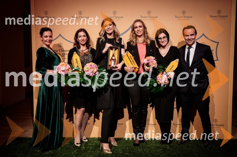  Marija Ignjatović, podjetnica, Novitas Consult;  Irena  Fonda, raziskovalka in direktorica podjetja Fonda;  Aleksandra Dojčinovič, modna oblikovalka in podjetnica;  Ana Petrović, podjetnica, Travel Boutique ;  Ana Nives Radović, znanstvena raziskovalka, avtorica in predavateljica ;  Thomas Bouleuc, direktor, Veuve Clicquot (LVMH)Regijsko nagrado Veuve Clicquot Business Woman Award 2018 osvojila Aleksandra Dojčinović