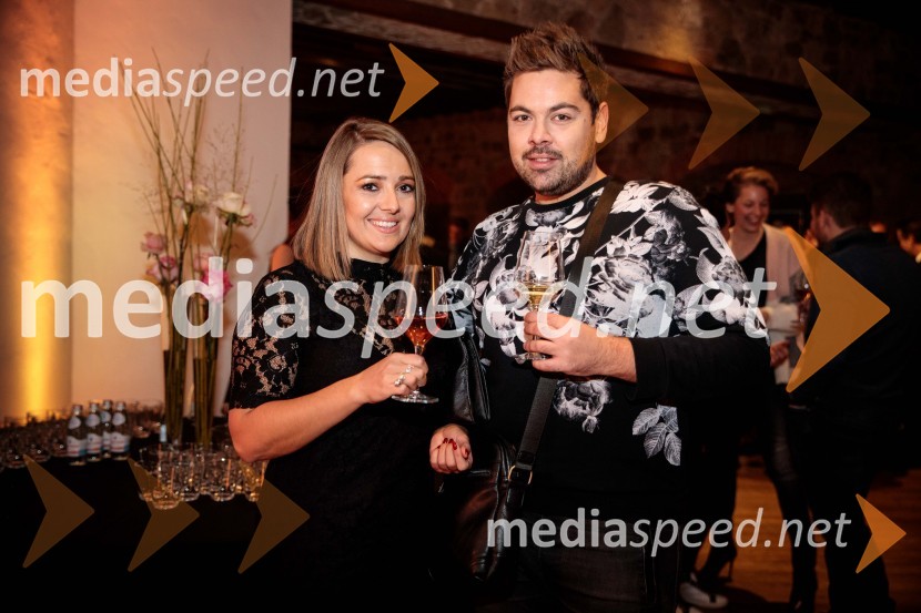  Katja Klavora, predstavnica odnosov z javnostmi PRO PLUS;  Nejc Simšič, novinarRegijsko nagrado Veuve Clicquot Business Woman Award 2018 osvojila Aleksandra Dojčinović