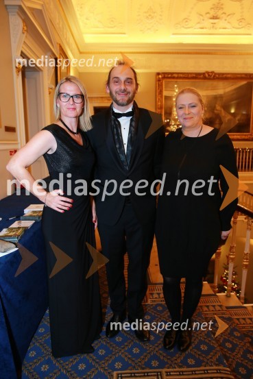  Nataša Arko, direktorica marketinga, SID Prva kreditna zavarovalnica;  Valter  Kobal,  kostumograf, stilist in vinar (Fedora wines);  Mojca Tiršek, vinarka (Fedora wines)Christmas Gala dinner
