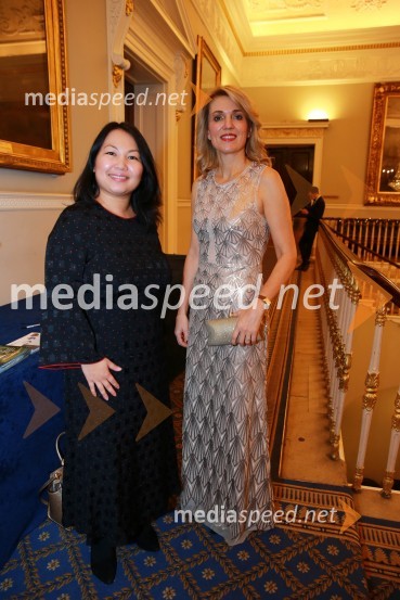  Ayuna Nechaeva, Head of Europe, Primary Markets, London Stock Exchange;  Barbara Uranjek, direktorica, Britansko-slovenska gospodarska zbornicaChristmas Gala dinner
