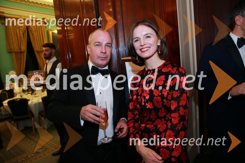  Paul Farelly, poslanec britanskega parlamenta;  Sophie Honey, veleposlanica Združenega kraljestva Velika Britanija in Severna Irska v Republiki SlovenijiChristmas Gala dinner