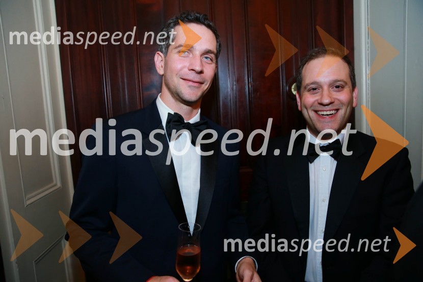  Miha Žerko, predsednik, Britansko-slovenska gospodarska zbornica;  Adam Marshall, direktor British Chambers od CommerceChristmas Gala dinner