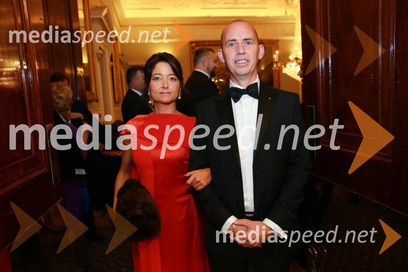  Kristina Levstek;  Mike ChampChristmas Gala dinner