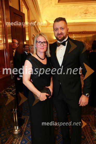  Nataša Arko, direktorica marketinga, SID Prva kreditna zavarovalnica;  Sergej Požar, AlantraChristmas Gala dinner