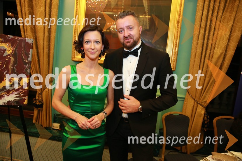  Saša Mrak, izvršna direktorica Združenja Manager;  Sergej Požar, AlantraChristmas Gala dinner