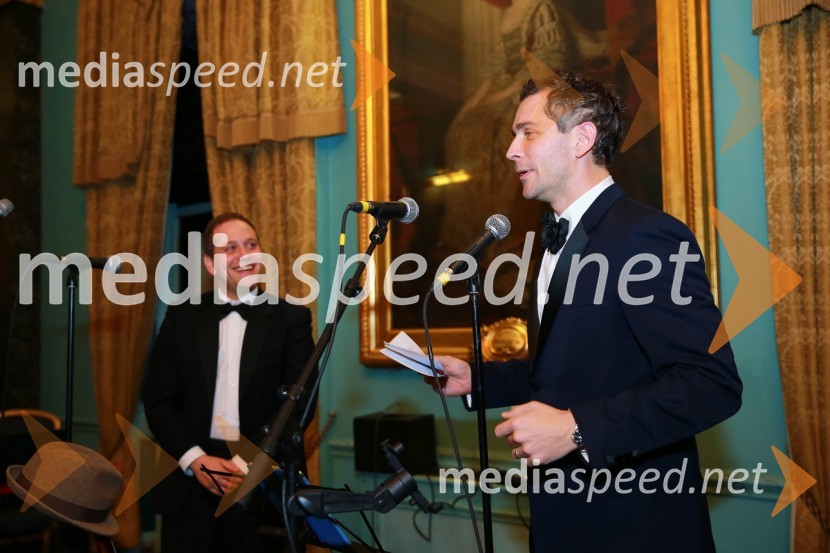  Adam Marshall, direktor British Chambers od Commerce;  Miha Žerko, predsednik, Britansko-slovenska gospodarska zbornicaChristmas Gala dinner