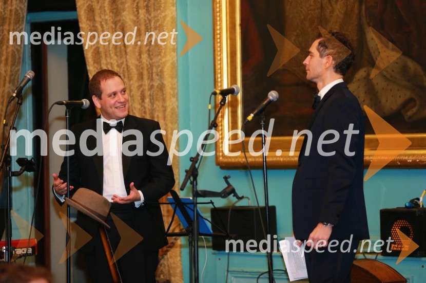  Adam Marshall, direktor British Chambers od Commerce;  Miha Žerko, predsednik, Britansko-slovenska gospodarska zbornicaChristmas Gala dinner