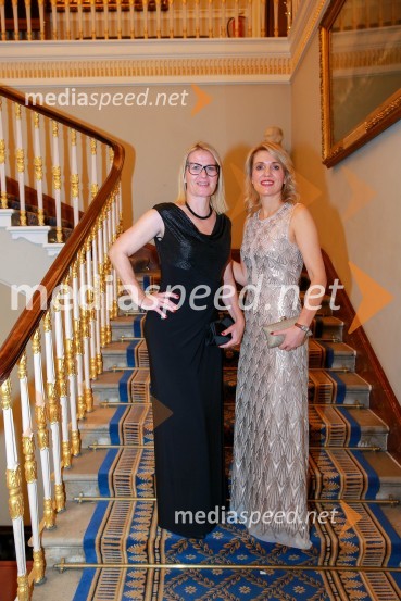  Nataša Arko, direktorica marketinga, SID Prva kreditna zavarovalnica;  Barbara Uranjek, direktorica, Britansko-slovenska gospodarska zbornicaChristmas Gala dinner