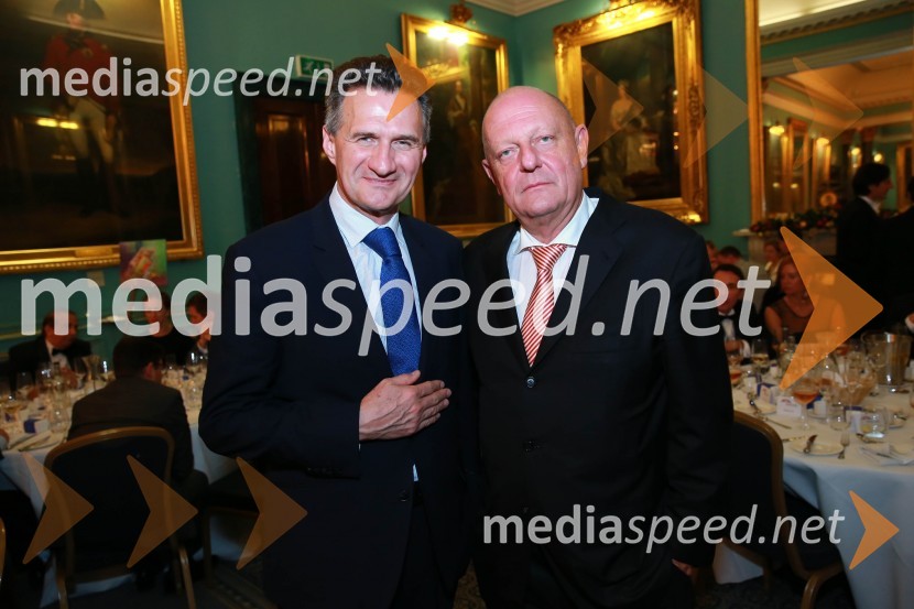  Milan Martin Cvikl, evropski funkcionar;  Miro Senica, odvetnikChristmas Gala dinner