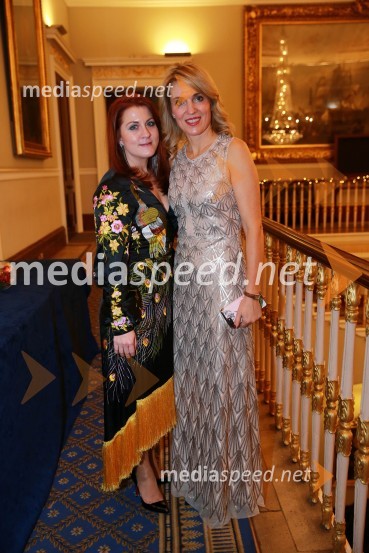  Aleksandra Barič, business consultant, Britansko-slovenska gospodarska zbornica;  Barbara Uranjek, direktorica, Britansko-slovenska gospodarska zbornicaChristmas Gala dinner