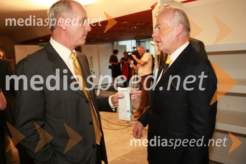 Jože Mermal, predsednik uprave BTC in Jože Anderlič, direktor Kranjske investicijske družbe d.o.o. in lastnik hotela MonsOtvoritev Festivala Ljubljana 2008: Kraljevi filharmonični orkester iz Londona