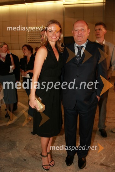 Katarina Kresal, predsednica LDS in Miro Senica, odvetnikOtvoritev Festivala Ljubljana 2008: Kraljevi filharmonični orkester iz Londona