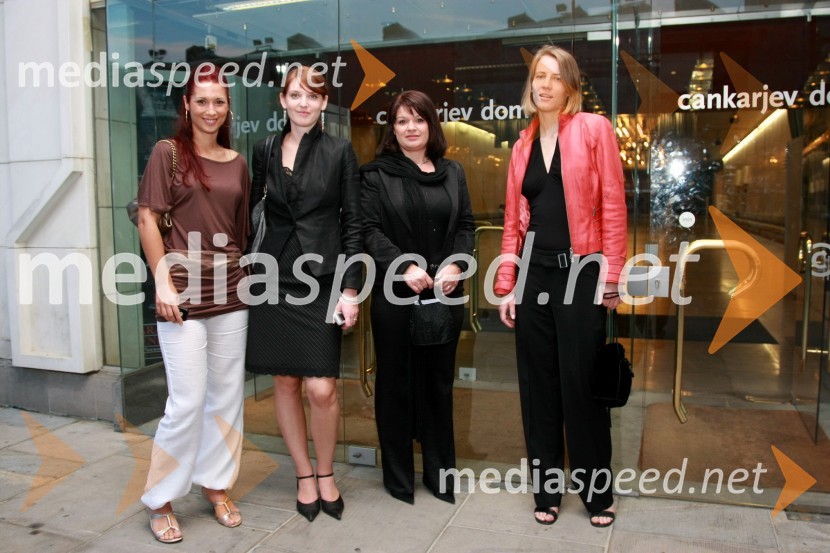 Tamara Dimitrijević, Sanja Kejžar, Alenka Banovec in Ana IvančičOtvoritev Festivala Ljubljana 2008: Kraljevi filharmonični orkester iz Londona