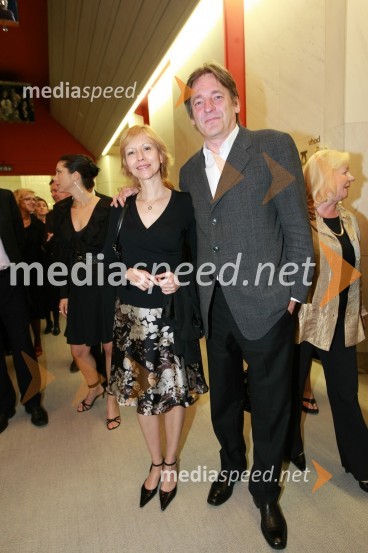 Vasko Simoniti, minister za kulturo z ženo Alenko Zor SimonitiOtvoritev Festivala Ljubljana 2008: Kraljevi filharmonični orkester iz Londona