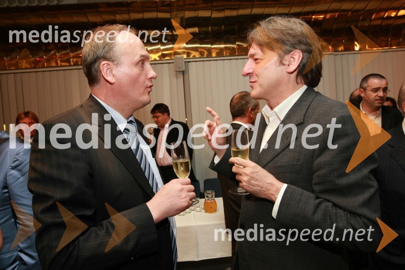 Janez Podobnik, minister za okolje in prostor in Vasko Simoniti, minister za kulturoOtvoritev Festivala Ljubljana 2008: Kraljevi filharmonični orkester iz Londona