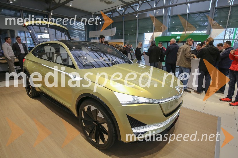 Škoda VISION EŠkoda VISION E, slovenska predstavitev