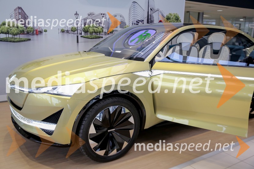 Škoda VISION EŠkoda VISION E, slovenska predstavitev