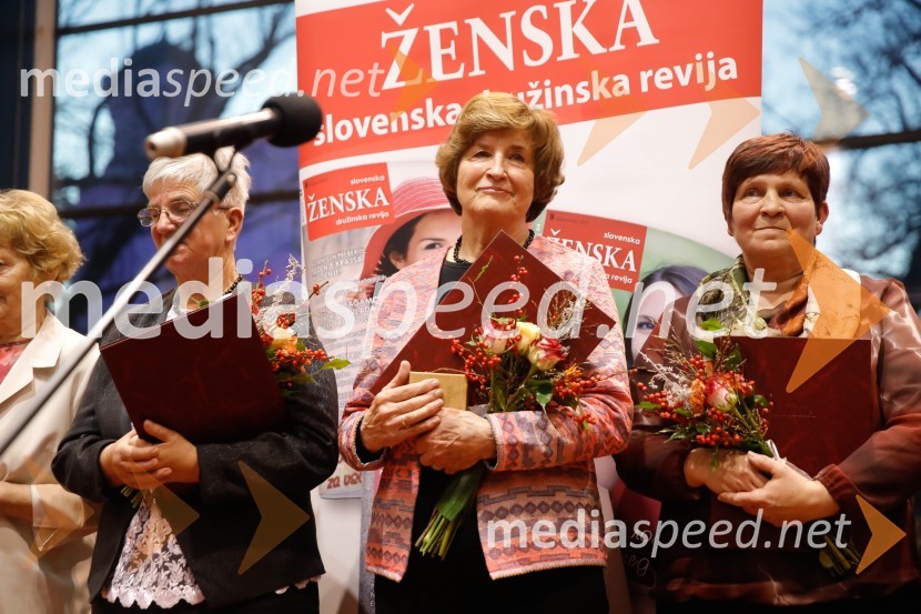  Ljudmila Tratnik, dobrotnica 2018;  Judita Šiško, dobri človek 2018Ljudje odprtih rok leta 2018