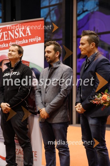  Andrej  Težak-Tešky, stand-up komik, manager, producent, tekač na dolge proge in dobrodelnež;  David  Zorko, darovalec 2018;  Jure  Poglajen, darovalec 2018Ljudje odprtih rok leta 2018