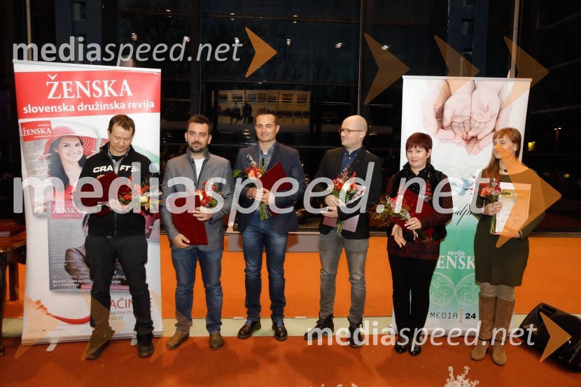  Andrej  Težak-Tešky, stand-up komik, manager, producent, tekač na dolge proge in dobrodelnež;  David  Zorko, darovalec 2018;  Jure  Poglajen, darovalec 2018;  ... ;  ... ;  ... Ljudje odprtih rok leta 2018