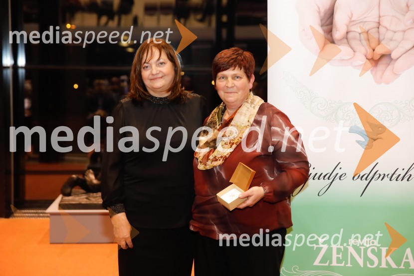  Marta Krpič, Media24;  Judita Šiško, dobri človek 2018Ljudje odprtih rok leta 2018