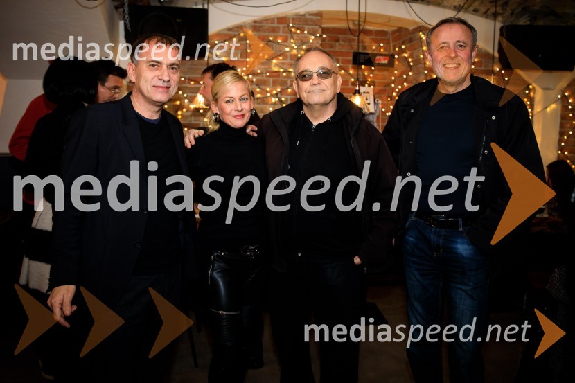  Blaž Peršin, direktor Muzeja in galerije mesta Ljubljane;  Karmen Špringer;  Igor Vidmar, novinar, glasbeni promotor, publicist, producent;  Marko StoparDruženje hišnih glasbenikov založbe Nika