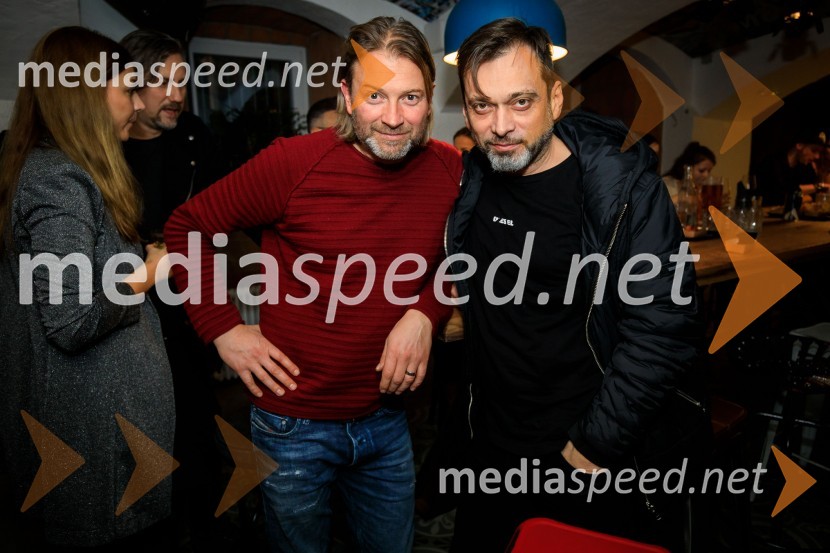  Miha Guštin-Gušti, glasbenik;  Krešimir Tomec, basist, producent, skupina ManoucheDruženje hišnih glasbenikov založbe Nika