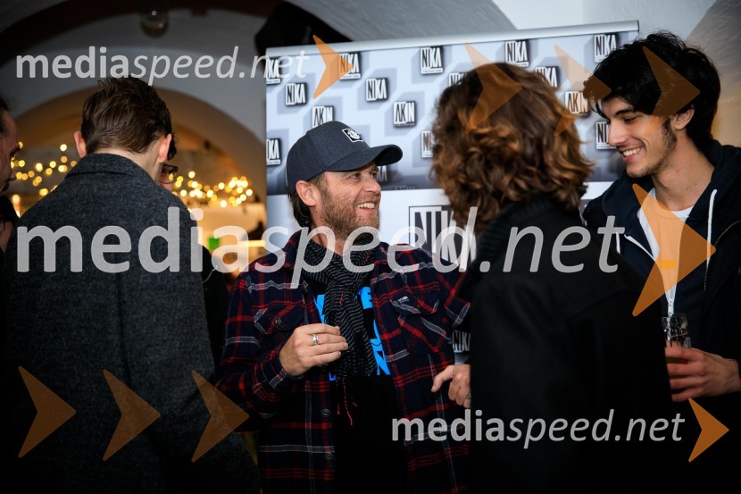  Grega Skočir, pevec, Big Foot Mama;  David Podgornik, skupina LumberjackDruženje hišnih glasbenikov založbe Nika