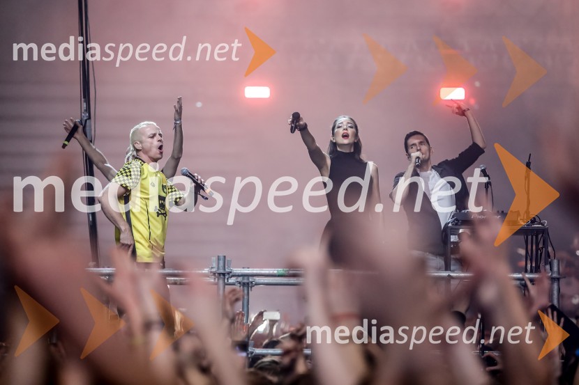  Adis Zvekić, Dubioza kolektiv;  Sanja Lalić, skupina S.A.R.S.;  Žarko Kovačević, S.A.R.S.Ritem mladosti 2018