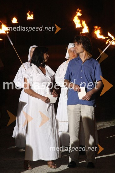 Miša Molk in Jure LongykaPodelitev nagrad kresnik 2008