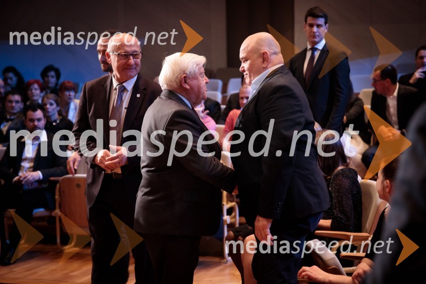  Milan Kučan, nekdanji predsednik Republike Slovenije;  ... Luka Dončić in Janja Garnbret športnika leta 2018