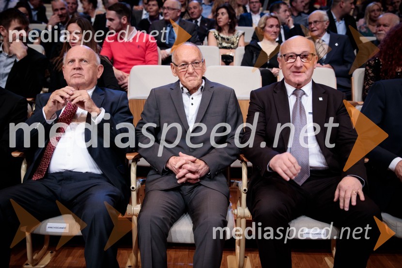  ... ;  Miroslav Cerar, nekdanji gimnastičar, predsednik Odbora za podeljevanje Bloudkovih priznanj;  Bogdan Gabrovec, predsednik Olimpijskega komiteja Slovenije, predsednik Judo zveze SlovenijeLuka Dončić in Janja Garnbret športnika leta 2018