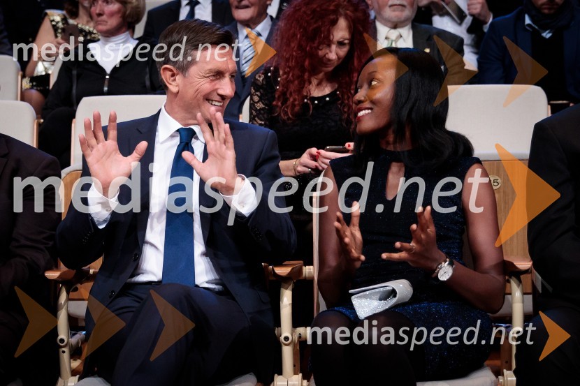 Borut Pahor, predsednik Republike Slovenije;  ... Luka Dončić in Janja Garnbret športnika leta 2018