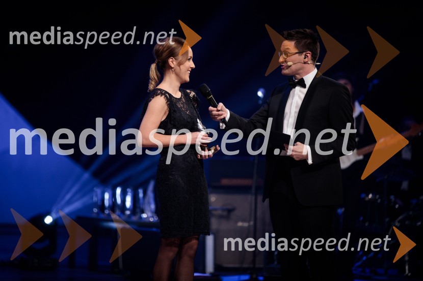  Matea Fak, žena Jakova Faka;  Saša  Jerković, novinarLuka Dončić in Janja Garnbret športnika leta 2018