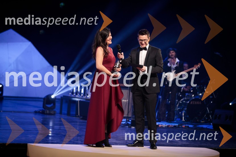  Lora Klinc, dekle Primoža Rogliča;  Saša  Jerković, novinarLuka Dončić in Janja Garnbret športnika leta 2018