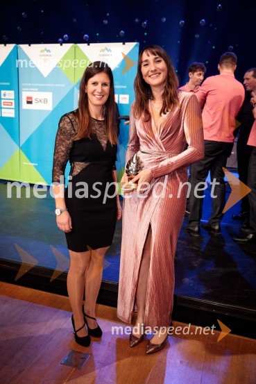  Tina Mrak, jadralka;  Veronika Macarol, jadralkaLuka Dončić in Janja Garnbret športnika leta 2018