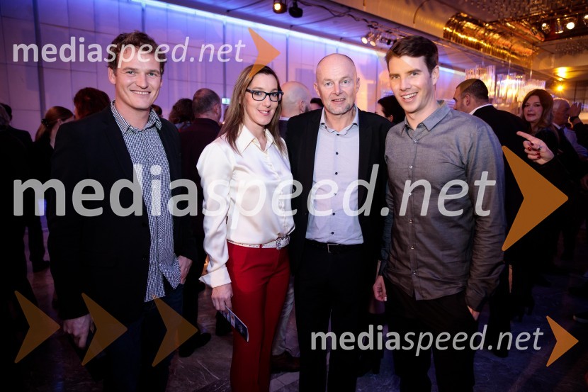  ... ;  Rok Cuderman, vodja marketinga Petrol d.d.;  Katja Cuderman;  Žan  Košir, deskar na sneguLuka Dončić in Janja Garnbret športnika leta 2018