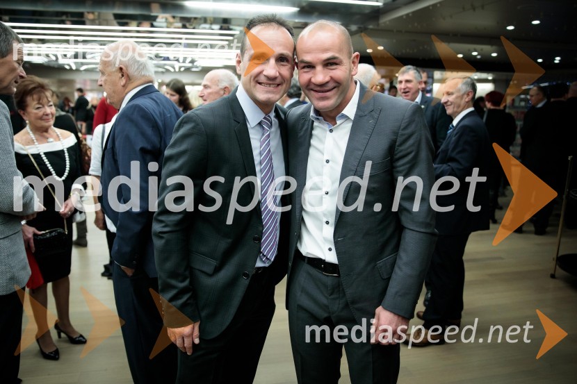  Tomaž Barada, taekwondoist in kickbokser, podpredsednik Olimpijskega komiteja Slovenije;  Dejan Zavec, nekdanji boksarLuka Dončić in Janja Garnbret športnika leta 2018