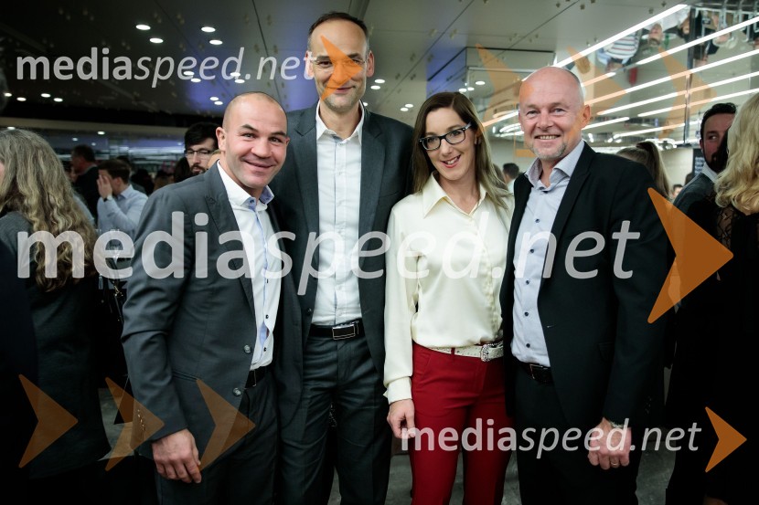  Dejan Zavec, nekdanji boksar;  Aleksander Salkič, svetovalec predsednika uprave Petrol d.d.;  ... ;  Rok Cuderman, vodja marketinga Petrol d.d.Luka Dončić in Janja Garnbret športnika leta 2018