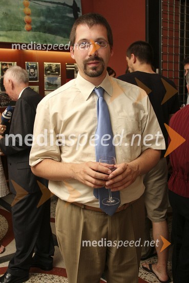 Boštjan Miha Jambrek, vodja programskega oddelka Slovenske kinotekeZaključek festivala evropskega filma Euroteka