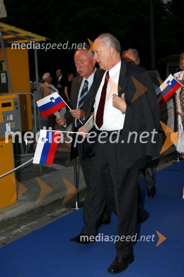 Anton Bebler, univerzitetni profesor in politik in ...Proslava ob Dnevu državnosti 2008