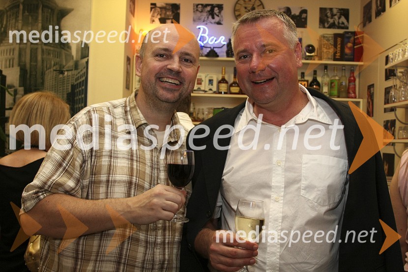 Mitja Reichenberg, pisanist in skladatelj in Staš Ravter, direktor Slovenske kinotekeZaključek festivala evropskega filma Euroteka