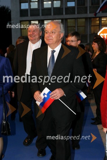 Andrej Bajuk, minister za finance  	Proslava ob Dnevu državnosti 2008